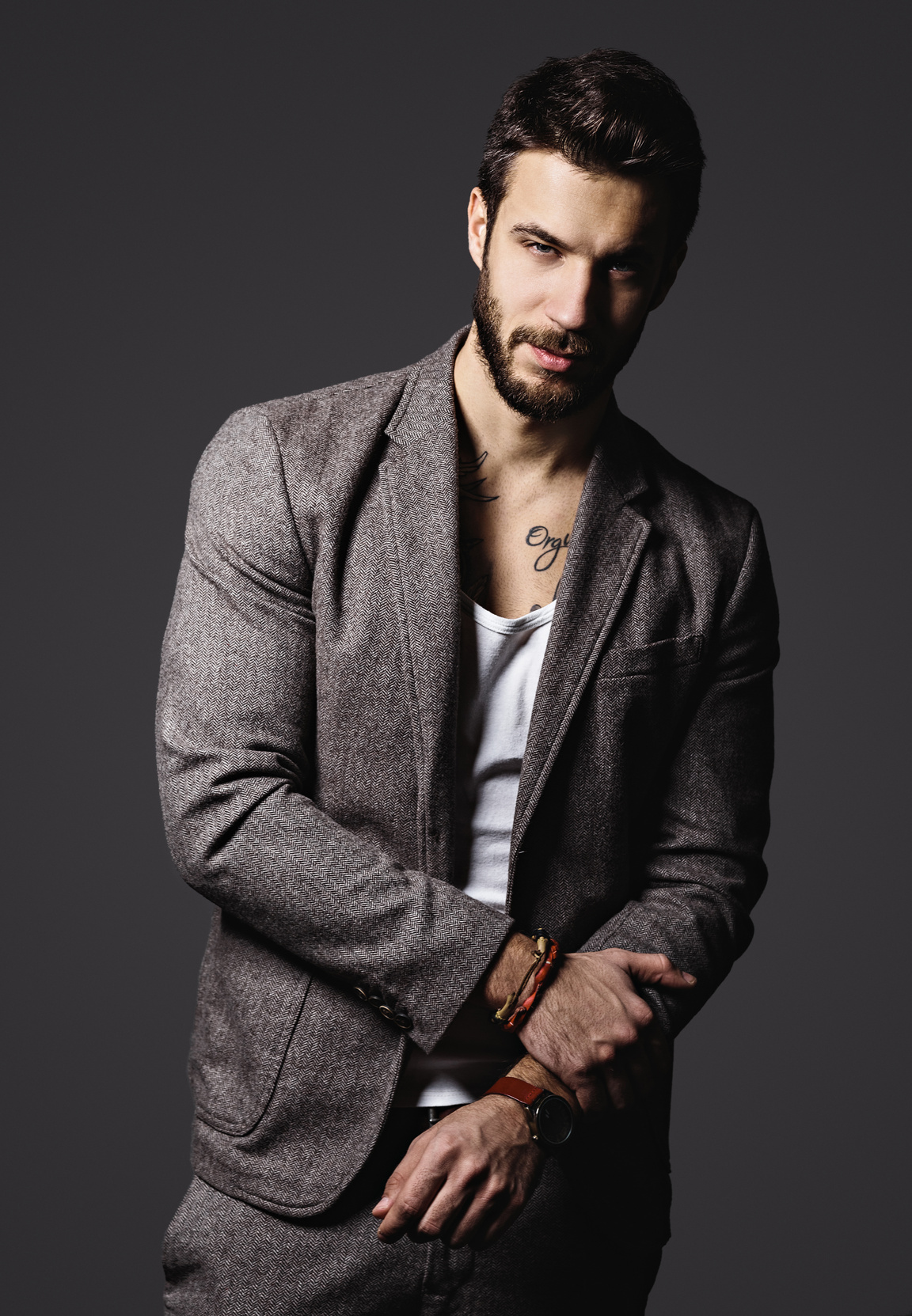 Handsome male model